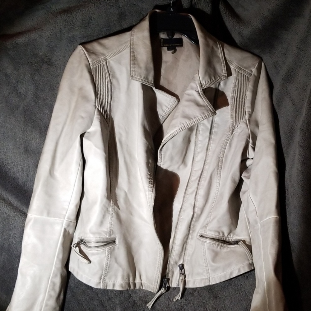 Womens size Medium leather bike jacket